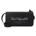 Karl Lagerfeld Taška cez rameno  čierna / biela