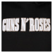 mikina s kapucňou ROCK OFF Guns N' Roses Logo & Bullet Circle Čierna