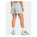 Under Armour Športové kraťasy Rival Fleece Short 1382723-011 Sivá Loose Fit