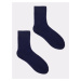 Yoclub Pánske hladké ponožky v námorníckej modrej farbe, 6 balení SKA-0055F-1900 Navy Blue