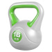 Gorilla Sports Kettlebell činka, vinylová, sv. zelená, 16 kg