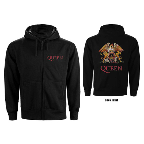 Queen mikina Classic Crest Čierna