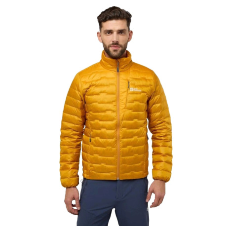 Horčicová pánska prešívaná bunda Jack Wolfskin Passamani Down M Jacket A61836-M0043