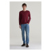 SVETER GANT EXTRAFINE MERINO WOOL C-NECK WINE RED