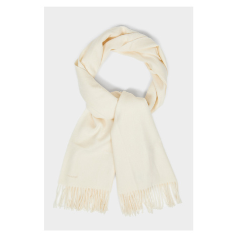 ŠÁL GANT WOOL WOVEN SCARF CREAM