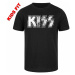 Tričko metal METAL-KIDS Kiss (Distressed Logo) Čierna