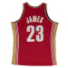 Mitchell & Ness NBA Cleveland Cavaliers Lebron James Red Swingman Road Jersey - Pánske - Dres Mi