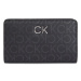 Calvin Klein Veľká dámska peňaženka Ck Daily Bifold Wallet_Epi Mono K60K611918 Čierna