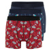 Trendyol 3-Pack Multicolored Patterned-Plain Mix Boxer