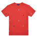 Polo Ralph Lauren  SS CN-KNIT SHIRTS-T-SHIRT  Tričká s krátkym rukávom Červená