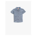 Koton Linen Blend Short Sleeve Shirt