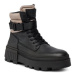 Tommy Hilfiger Outdoorová obuv Th Elevated Chunky Lth Bkle Boot FM0FM04909 Čierna