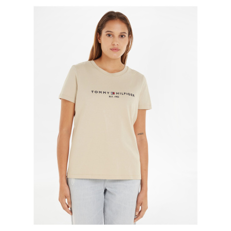 Beige Women's T-Shirt Tommy Hilfiger - Women