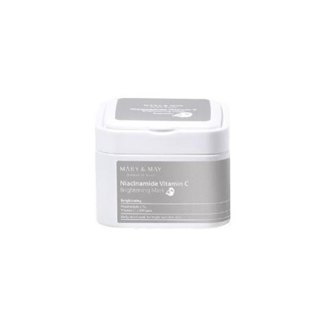 MARY & MAY - Niacinamide Vitamin C Brightening Mask - Sada rozjasňujúcich pleťových masiek - 30 