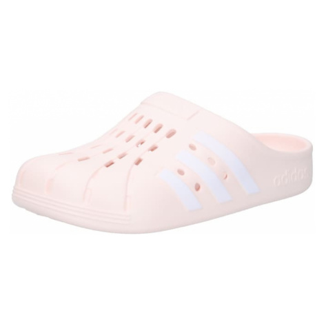 ADIDAS SPORTSWEAR Plážové / kúpacie topánky 'Adilette'  pastelovo ružová / biela
