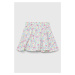 Dievčenská bavlnená sukňa GAP mini, áčkový strih