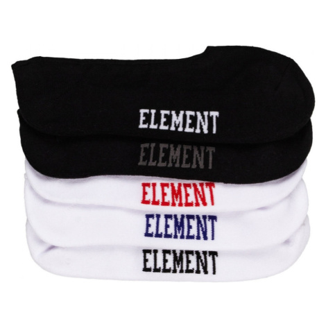 Element  Low-rise socks 5 p.  Ponožky Viacfarebná