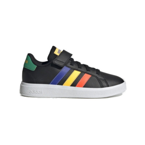 Detská rekreačná obuv ADIDAS GRAND COURT 2.0 EL CBLACK LUCBLU COUGRN