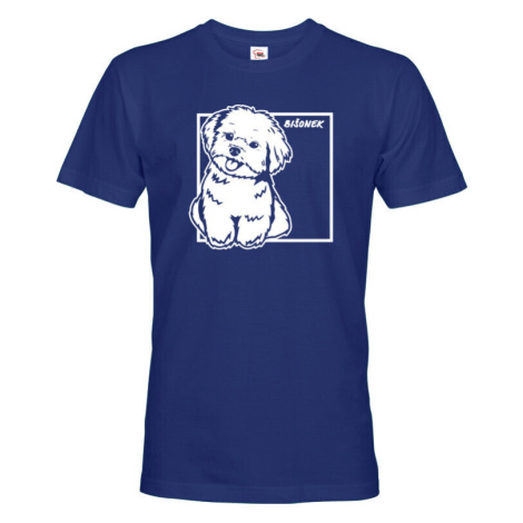 Pánské tričko pre milovníkov zvierat - Bišon