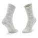 Calvin Klein Súprava 2 párov vysokých dámskych ponožiek 701218916 Biela
