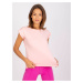 Peach Revolution T-shirt with a round neckline