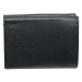SEGALI Dámska malá kožená peňaženka SG-21756 čierna