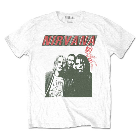 Nirvana tričko Flipper Biela