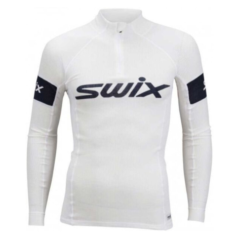Swix RACEX WARM Pánske funkčné tričko so stojačikom, biela, veľkosť