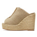 Castañer Espadrilky Fatima/032 023489 Zlatá