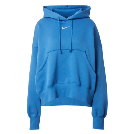 Nike Sportswear Mikina 'PHOENIX FLEECE'  modrá / biela