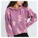 Mikina Urban Classics Ladies Oversized Short Bleached Hoody Purple