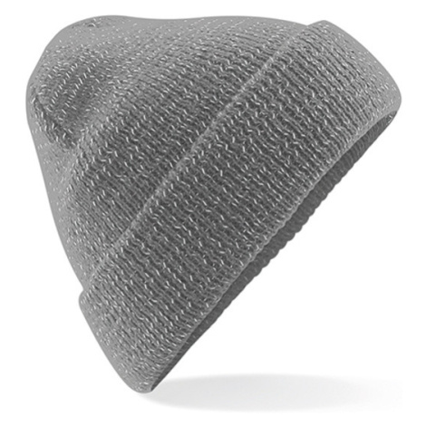 Beechfield Pánska pletená čiapka B407 Graphite Grey