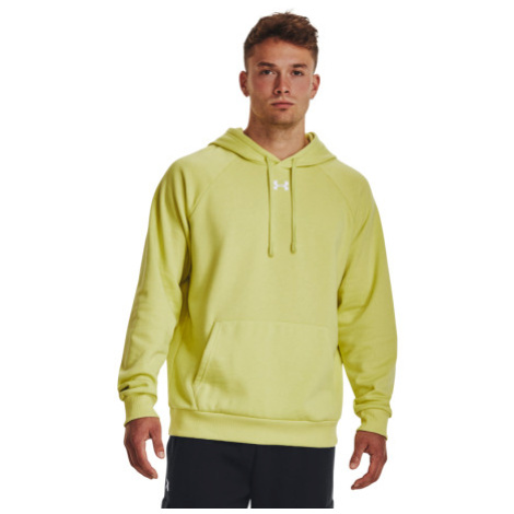 Pánska zateplená mikina s kapucňou UNDER ARMOUR UA Rival Fleece Hoodie-YLW