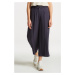 NOHAVICE GANT WIDE CROPPED BELTED PANTS EVENING BLUE