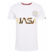 ALPHA INDUSTRIES Tričko 'NASA Reflective'  zlatá / biela