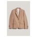 SAKO GANT SLIM TWILL BLAZER CARAMEL BEIGE