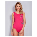 DÁMSKE RUŽOVÉ BODY S NÁŠIVKAMI PL-BO-1440.89-DARK PINK