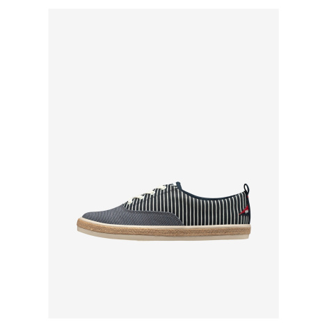 Dark blue women's striped canvas sneakers HELLY HANSEN Coralin - Women's