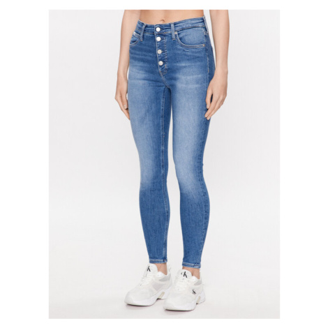 Calvin Klein Jeans Džínsy J20J221252 Modrá Skinny Fit