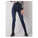 TMAVOMODRÉ DÁMSKE SKINNY DŽÍNSY NM-SP-L56.71-DARK BLUE