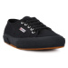 Superga  COTU FULL BLACK CLASSIC  Módne tenisky Čierna