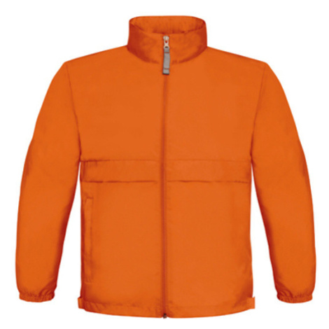 B&amp;C Jacket Sirocco Detská jarná bunda JK950 Orange B&C