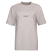 Calvin Klein EMBOSSED ICON LOUNGE Dámske tričko, sivá, veľkosť