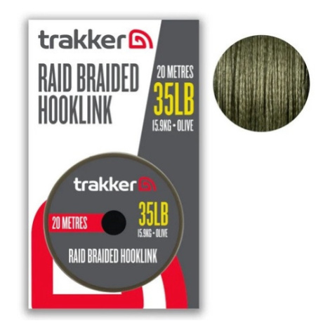 Trakker náväzcová šnúrka raid braided hooklink 20 m - 0,40 mm 35 lb 15,9 kg