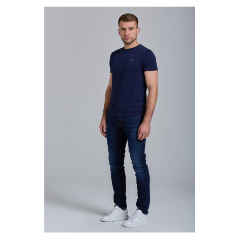 DŽÍNSY GANT EXTRA SLIM ACTIVE RECOVER JEANS DARK BLUE WORN IN