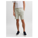 Light Green Brindle Chino Shorts Selected Homme Isac - Men