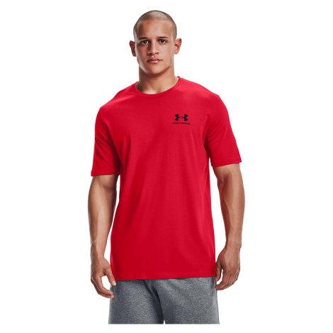 Tričko Under Armour Sportstyle Lc Ss Red