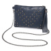 KONO Miss Lulu dámska crossbody kabelka s lebkami - navy