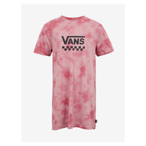 Pink girl's tie-dye dress VANS Cloud Wash - Girls