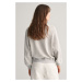 MIKINA GANT LOGO C-NECK SWEAT PALE GREY MELANGE